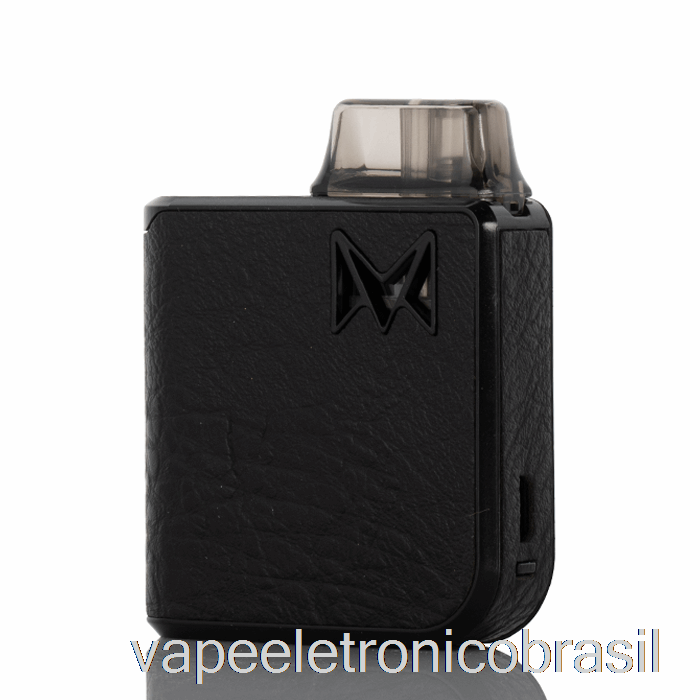 Vape Recarregável Mi-pod Pro Starter Kit Leather Edition - Black Raw
